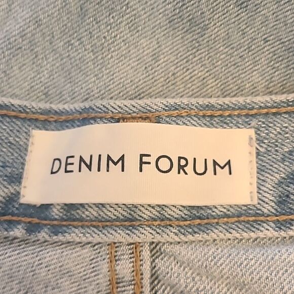 Aritzia Denim Forum The Ex Boyfriend High Waisted Distressed Jeans Size 32 - Picture 10 of 15